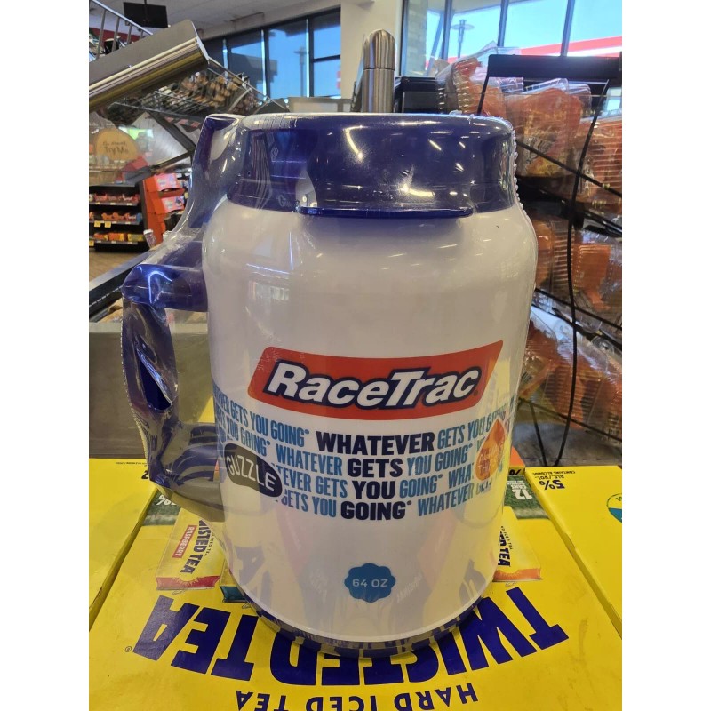 RaceTrac Whatever Gets You Going Giant Plastic Travel Mug Whirley