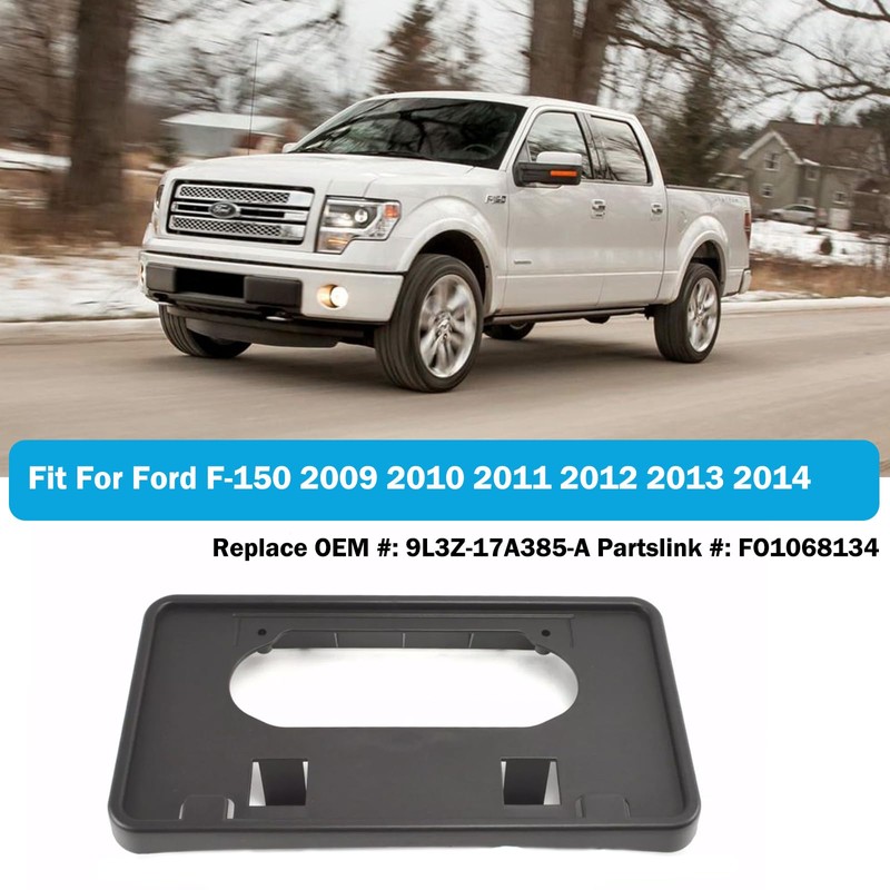 F150 Front License Plate Frame for Ford F-150 2009-2014 NO