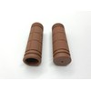 Beatus Basic Pattern Bicycle Handle Grip Universal Short 90mm (Brown)