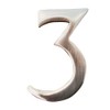 Self-Adhesive 3" inch Imperial Brass Mailbox Number # 3