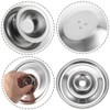 Fabselection 4pcs Stainless Steel Lids, Spice Pot Lids, 16cm