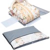 Astro 171-05 Activated Charcoal Deodorizing Feather Duvet Storage Bag, Single,