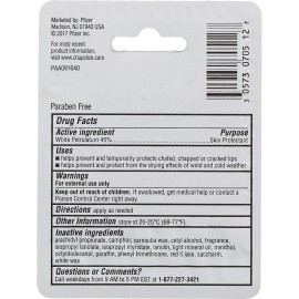 0.15 Oz Cherry Flavor Skin Protectant Flavored Lip Balm Tube (Pack of 6)