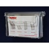 Taymar OD95_X2 Outdoor Landscape Business Card Holder 2 Pieces Colourless