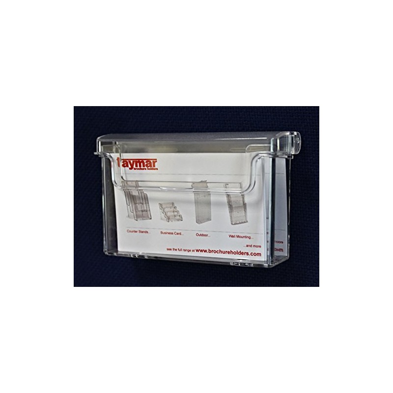 Taymar OD95_X2 Outdoor Landscape Business Card Holder 2 Pieces Colourless