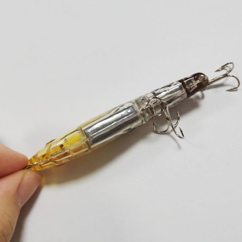 SEASKY Pencil Lure, 3 1/8 Inches Sinking VIB Shrimp Lures,