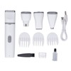 Pet Grooming Kit with 4 Different Blades USB Rechargeable Safe