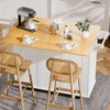 Kitchen Island with Storage, Rolling Kitchen Island Cart with Drop