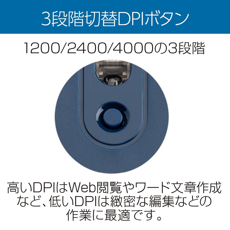 Kensington K75350JP SureTrack(TM) Dual Wireless Mouse Blue