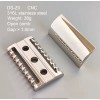 Dscosmetic Z0 CNC Stainless steel open comb double edge safety