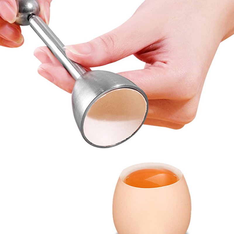 Stainless Steel Egg Shell Opener and Egg Peeler, Stainless Steel
