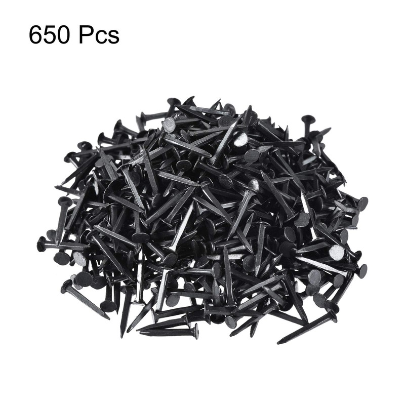 uxcell Metal Nails Tacks 1/2"(13mm) 4mm Head Dia. for Shoes
