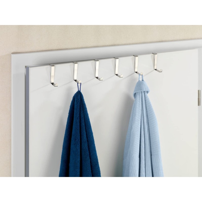 WENKO 4214062100 Clothes / door coat hook, set of 6,