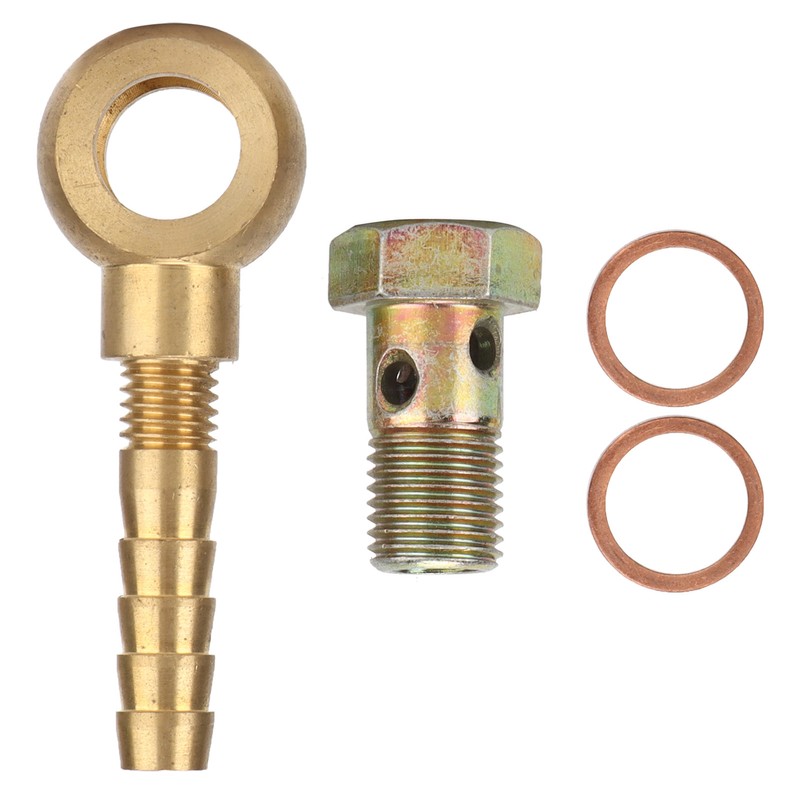 Turbocharger Water Coolant Banjo Fitting Bolt Set M14x1.5 to 3/8in