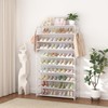 LANTEFUL 10 Tiers Shoe Rack 50 Pairs Large Capacity Tall