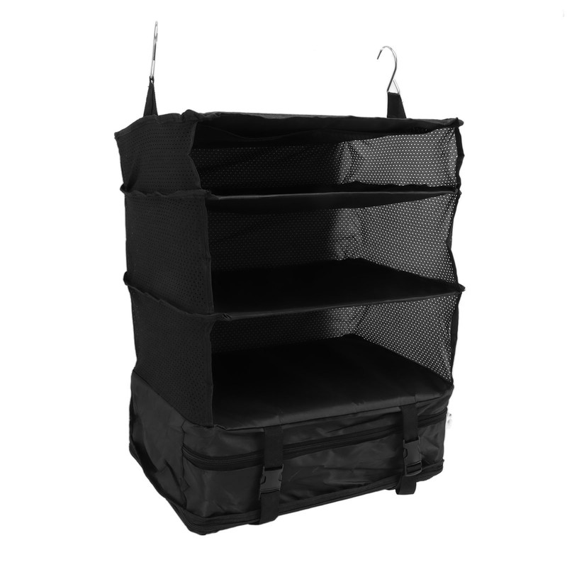 Hanging 3 Shelf Travel Shelves Bag Portable Multifunctional Large Capacity