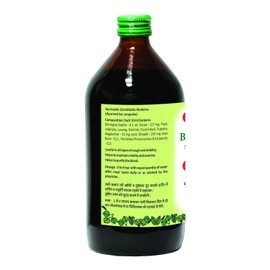 Generic Nagpur Bhringrajasava 450 ml Syrup |Made with Natural Ayurvedic Ingredients for Hair, Liver, Cough Health and Blood Purifier