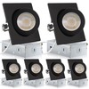 KnLnny Ware Square Black Gimbal Recessed Lighting 4 Inch 6