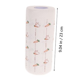 Gatuida 2rolls Kitchen Cleaning Paper Wipes Stylish Printed Cloths for Range Hood Tile and Countertop Cleaning Pulp Material for Home and Housewarming