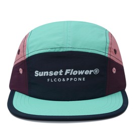 Clakllie Unstructured Dad Hat 5 Panel Flat Brim Cap Women's Baseball Caps Trucker Snapback Hat UPF 50+ Sun Protection Hats,DFB1-Blue