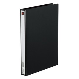 King Jim Economy 611 A4 Ring File, 140 Count, Black
