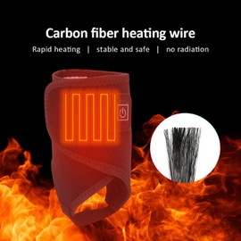 USB Electric Heating Ankle Support Brace Men Women Ankle Protector 3 Level Controller Ankle Compression Wrap for Sprain Injury Swelling Tendinitis Foot Joint Surgery Recover Injury Recovery