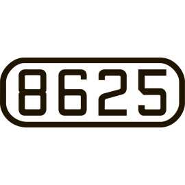 ShellScale Decals O115 EMD/GE Numberboard Decals ShellScale