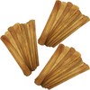 TRENDBOX 30pcs Handmade Plain Wood Wooden Incense Stick Holder Burner
