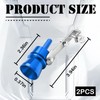GutGiel 2PCS Turbo Sound Whistle Exhaust Muffler, Universal XL Size