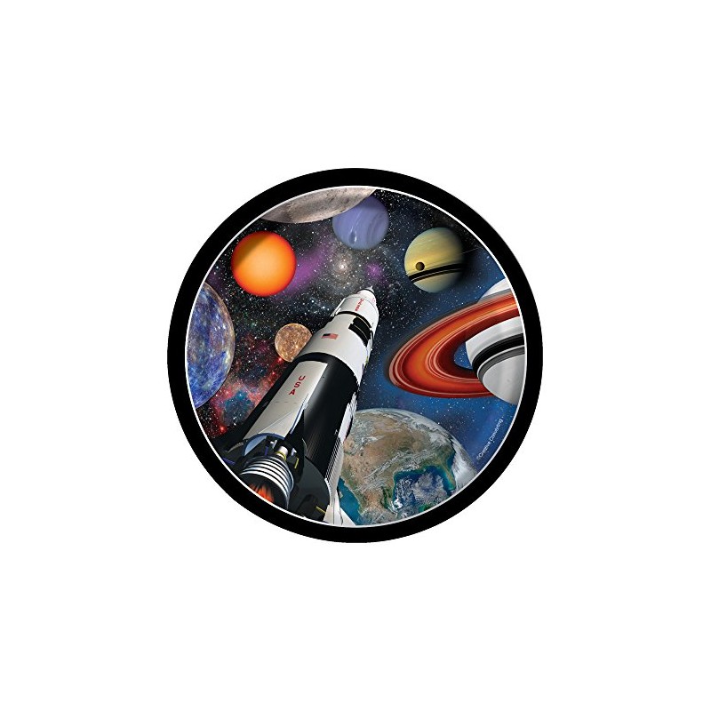 Creative Converting Space Blast Sturdy Style Paper Lunch Plates (8