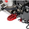 3D Spiked Front Footrest Off-Road Foot Pegs Compatible with Grom