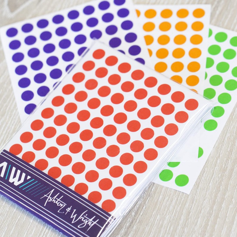 Ashton and Wright - Easy Peel Colour Coding Labels -