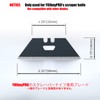 YOIbuy PRO Replacement Blades for Scraper Cutters, 10pcs Case, SK2