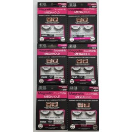 Ardell 6PK Ardell Professional Magnetic Fauxmink Megahold #820 Lash W/ Lash Adhesive