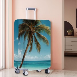 AMM Luggage Covers for Suitcase Tsa Approved, Suitcase Covers Protector Fit for Luggage 24-26 Inch Elastic