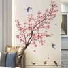 MagiMural Cherry Blossom Tree Wall Stickers, Pink Flower Tree Branch