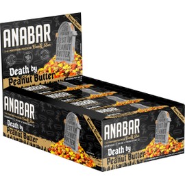 Anabar Protein Bar, The Protein-Packed Candy Bar, Amazing Tasting Protein Bar, No Sugar Alcohols, Real Food, Amazingly Delicious, 20 Grams of Protein (12 Bars, Death by Peanut Butter)