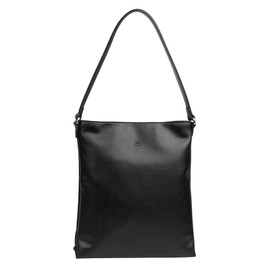 TOM TAILOR Ladies Poppy Black Shoulder Bag, black, M