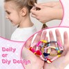 100 Pack Soft Seamless Hair Ties for Little Girls with