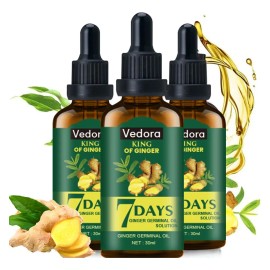 Tu32 Vedora King Of Ginger Oil For Hair Growth - Biotin Hair