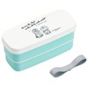 OSK PW-28K Doraemon Lunch Box, 2-Tier (with Partitions), Made in