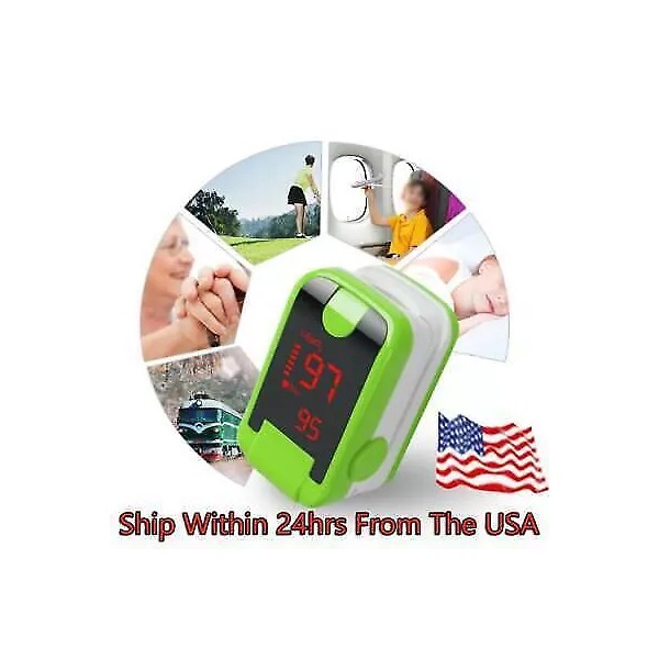 Carejoy LED Finger Oxygen Monitor SpO2 PR Respiratory Heart Rate