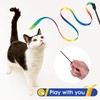 Cobee 3 Packs Cat Wand Toy Set, 30cm Cat Interactive