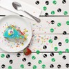 120pcs Alien Head Confetti, Outer Space Table Confetti, Green&Silver Glitter