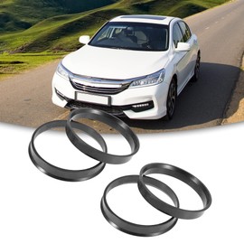 ACROPIX 60.1mm to 64.1mm Car Hub Centric Rings Wheel Bore Center Spacer Black - Pack of 4