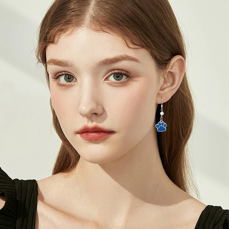 DICOSMETIC 72Pcs 12 Styles Puppy Prints Charms Paw Charms Alloy