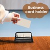 Chris.W Desktop Stacking Business Card File Holder/Stand from, 3-Tier, Metal