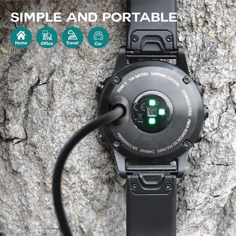 TUSITA USB-C Plug Charging/Data Cable Compatible with Garmin Watch -