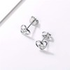 Chicsilver Aretes Acero Inoxidable Mujer Quirurgico Plata Para Mujer 925