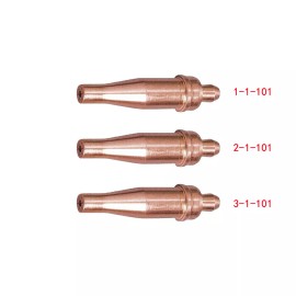 Unbranded 3 pcs 1-1-101, 2-1-101 & 3-1-101 Acetylene Oxygen Cutting Tip for Victor Torch